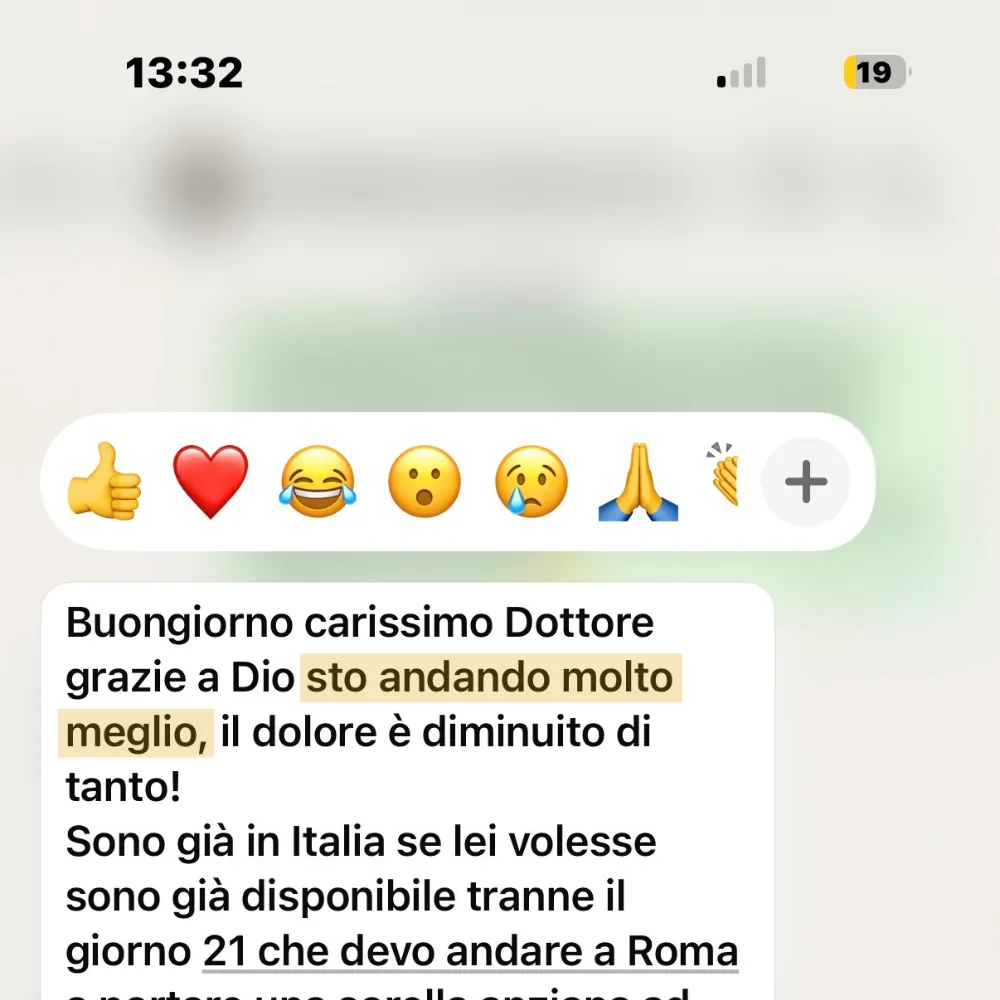 Messaggio di una persona seguita da Maurizio (1 di 5)