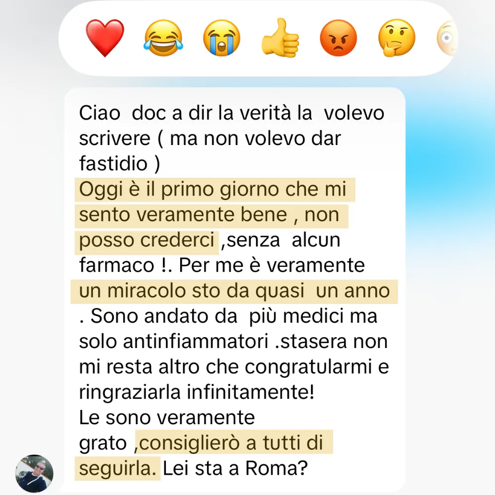 Messaggio di una persona seguita da Maurizio (2 di 5)